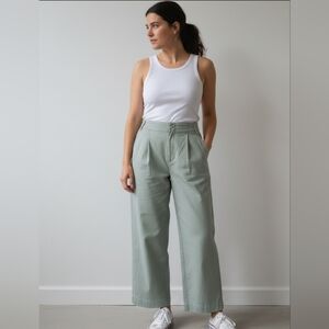 A New Day Sage Green Wide Leg Pants Size 8